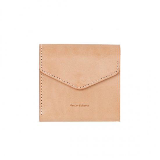 【送料無料】Hender Scheme エンダースキーマ 『flap wallet』 22WS color: natural, black,  navy, brown, red ウォレット 財布 - katarino