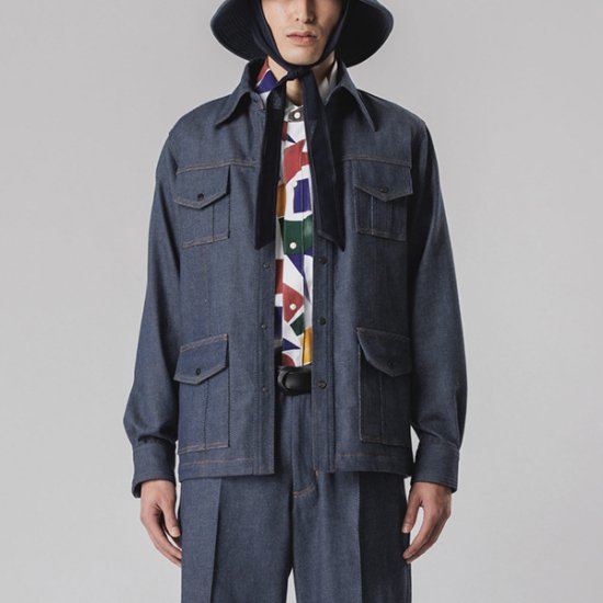 Sasquatchfabrix DENIM BUSH SHIRT JACKET | www.innoveering.net