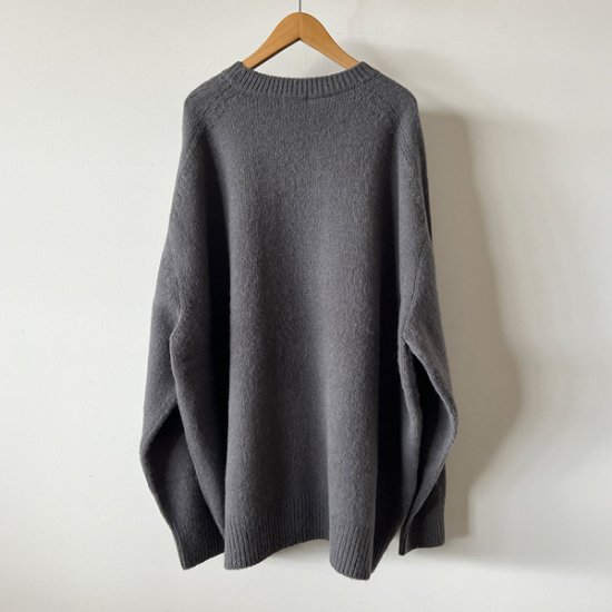 【送料無料】URU ウル 22FUK05 CREW NECK KNIT GRAY