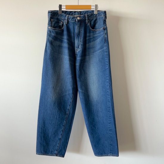 【SALE 30%OFF】【送料無料】URU ウル 23SCD02B COTTON DENIM B 5 POCKET PANTS TYPE B  L.INDIGO 定価37400円 - katarino