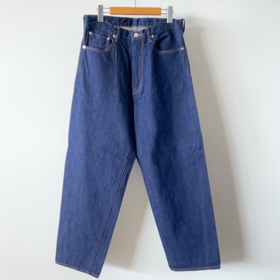 【SALE 30%OFF】【送料無料】URU 23SCD02A COTTON DENIM A 5 POCKET PANTS TYPE A INDIGO  定価30800円 - katarino