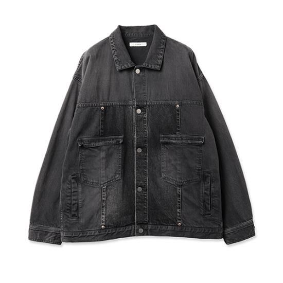 【9周年】【SALE 20%OFF】【送料無料】JieDa ジエダ SWITCHING DENIM JK BLACK デニムジャケット  定価45100円 - katarino