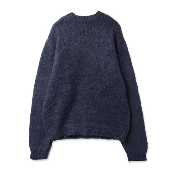 送料無料】JieDa ジエダ Jie-23W-KN01 GRADATION KNIT NAVY ニット