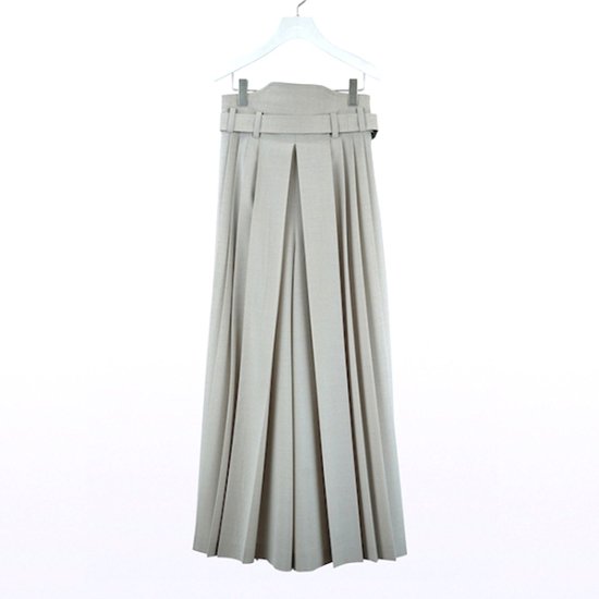 【送料無料】hatra ハトラ BT03 Hak Pleats Pants beige プリーツパンツ 23AW メンズ レディース -  katarino