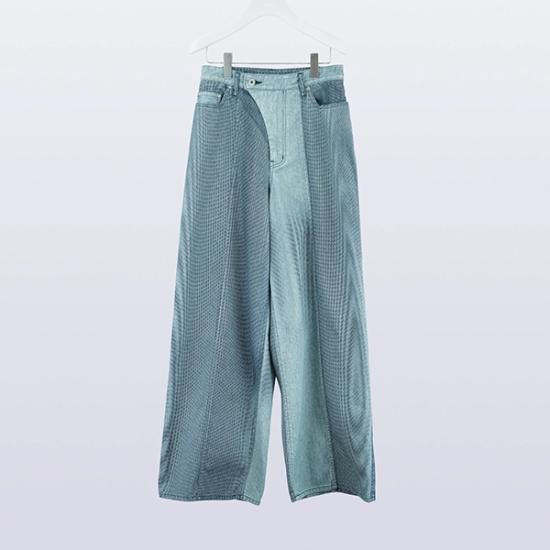 【9周年】【SALE 20%OFF】【送料無料】hatra ハトラ Mirage Denim CS / blue デニムパンツ 23AW メンズ  レディース 定価41800円 - katarino