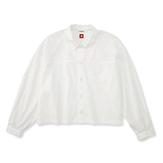 【送料無料】DIGAWEL ディガウェル Short shirt jacket WHITE - katarino