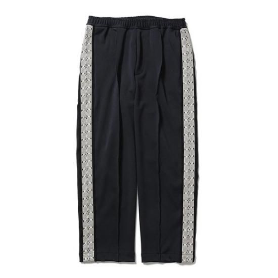 送料無料】Sasquatchfabrix. サスクワッチファブリクス LACE TAPE TRACK PANTS 24AW-PA9-013 BLACK  - katarino