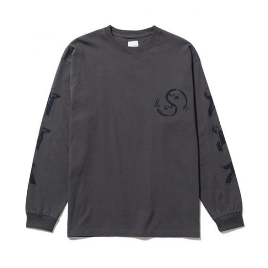 送料無料】Sasquatchfabrix. サスクワッチファブリクス YURYUKEN L/S T-SHIRT 24AW-TS9-001  CHARCOAL - katarino