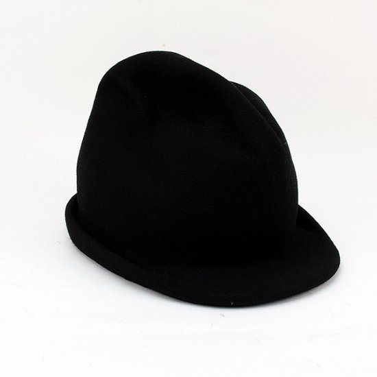 KAMILAVKA カミラフカ crumpled hat black - katarino