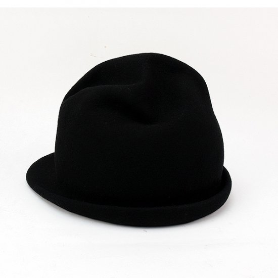 KAMILAVKA カミラフカ crumpled hat black - katarino