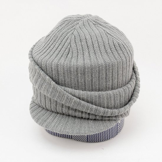 KAMILAVKA カミラフカ sleeve knit cap gray - katarino