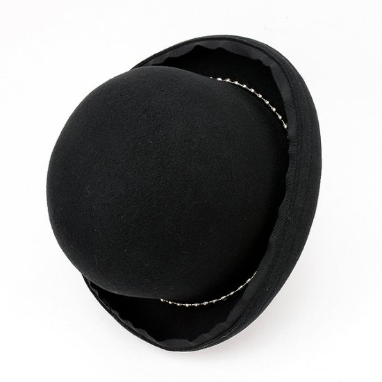 KAMILAVKA カミラフカ bowler hat black - katarino