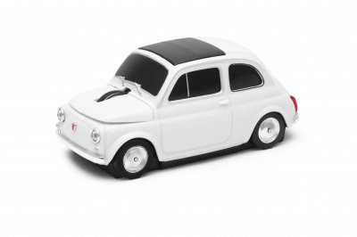 AUTOMOUSE（オートマウス）　Fiat 500 Nouva (Oldtimer) ホワイト 無線マウス