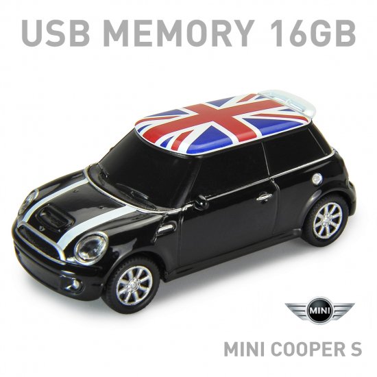 Mini Cooper S ブラック UK 8GB USBメモリー オートドライブ