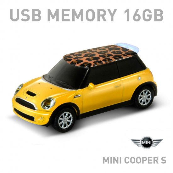 Mini Cooper S ミニクーパー サファリイエロー 16GB USBメモリー