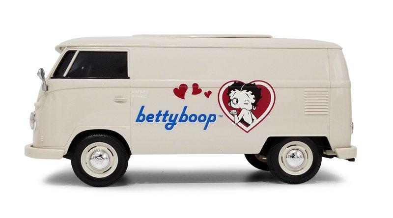VWバス ティッシュケース＋(プラス) カップホルダー付き BETTY BOOP™ コラボ - CAMSHOP.JP　キャムショップ