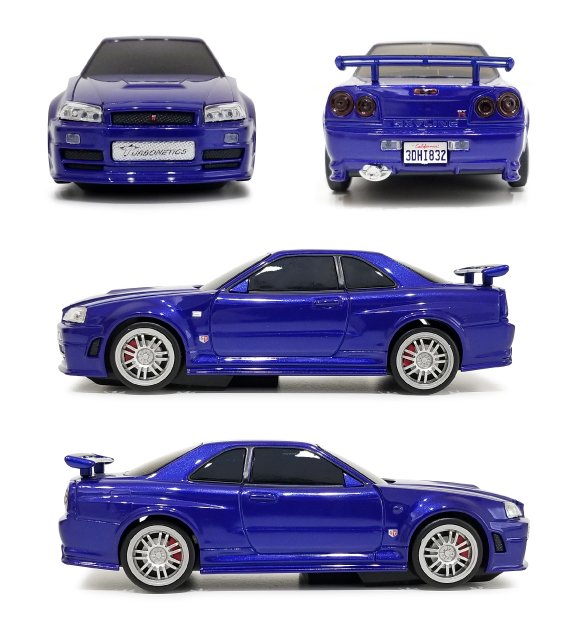 スカイライン R34 GT-R グリーンライト 1 43 ワイルドスピード