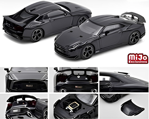 ミニカー 1/64スケール EraCar 日産 GT-R50 イタルデザイン ブラック 