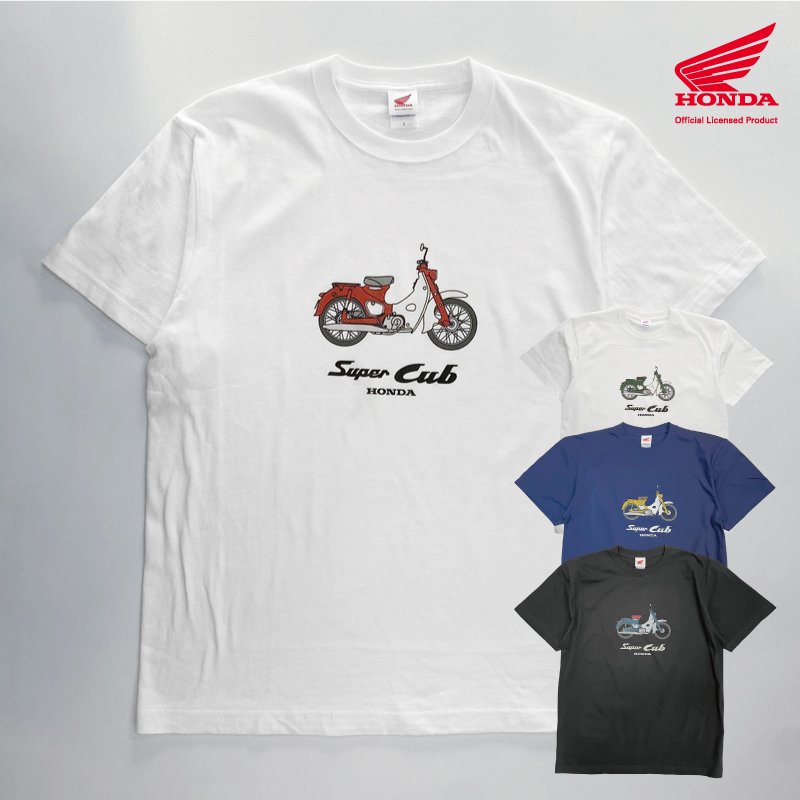 Tシャツ ホンダ 2301HD01-01 スーパーカブベーシックTシャツ - CAMSHOP