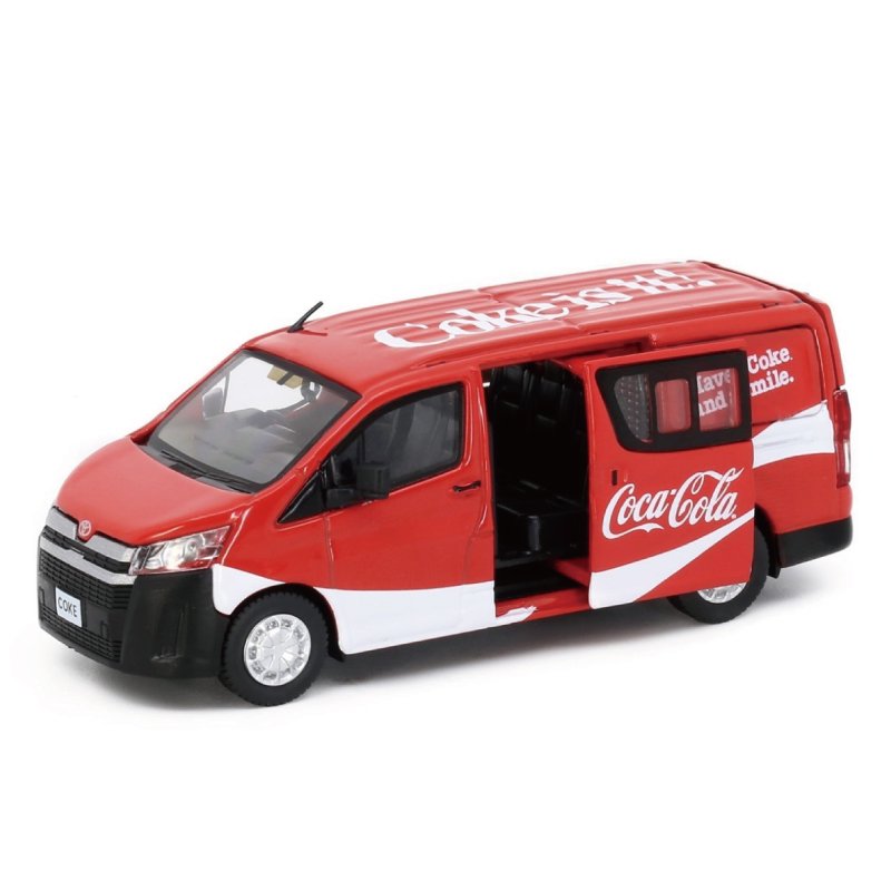 ミニカー TINY COKE034 トヨタ ハイエース Coca-Cola