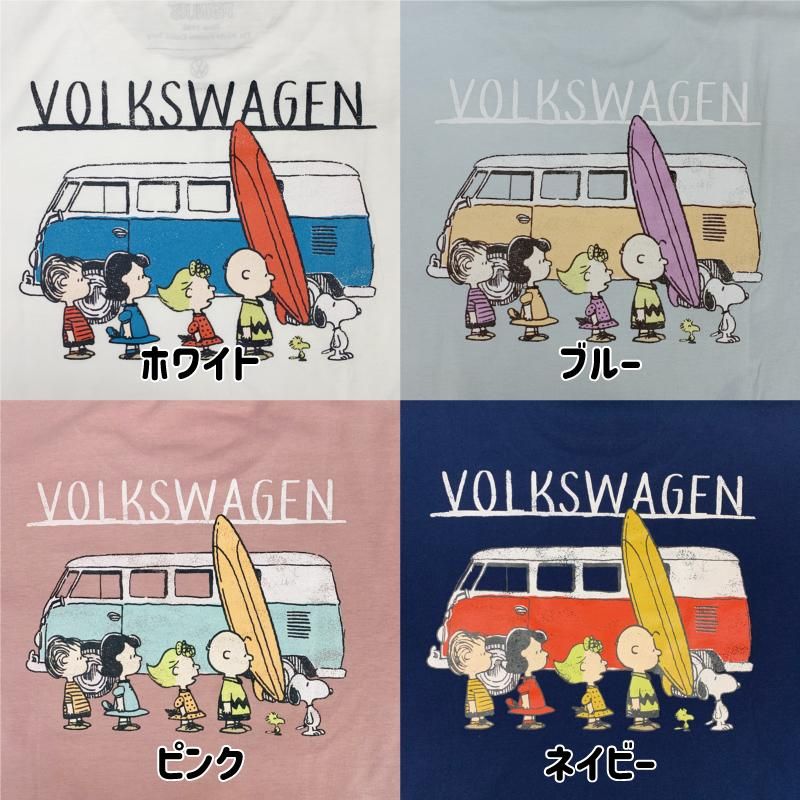 Tシャツ スヌーピー×VW プリントTシャツ 404