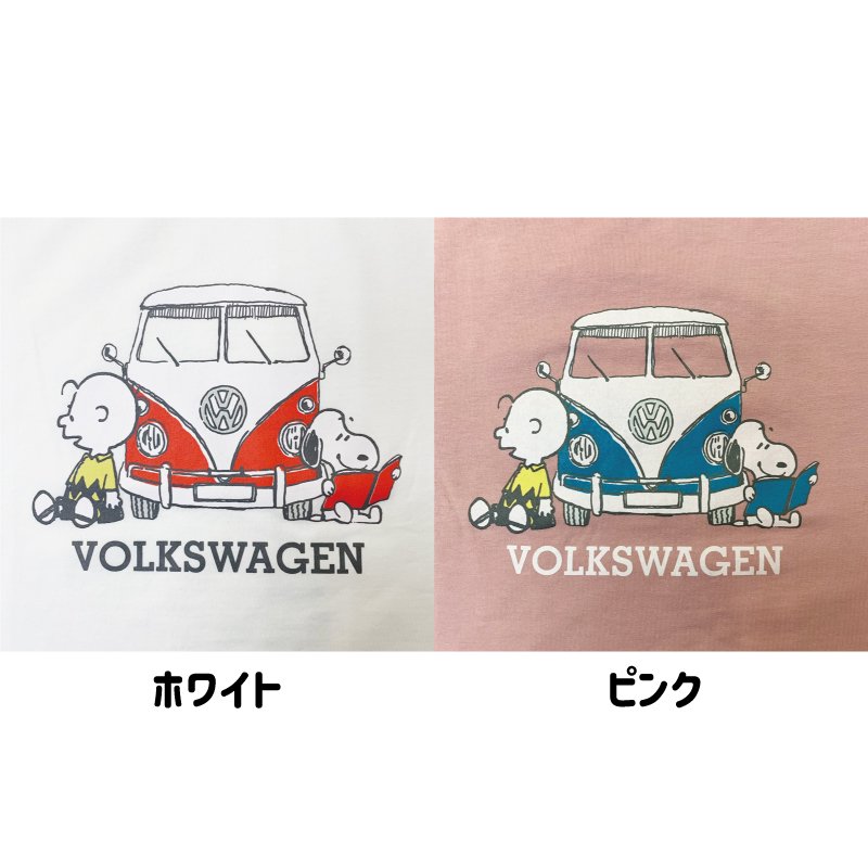 Tシャツ スヌーピー×VW プリントTシャツ SVW1132-405