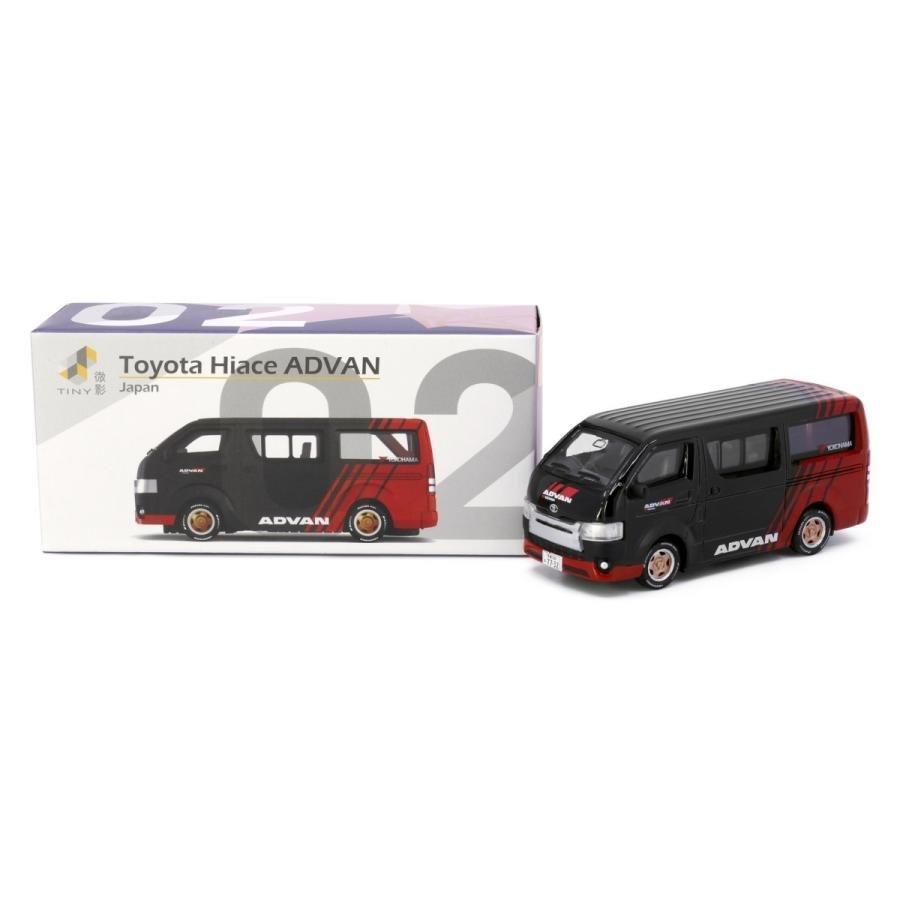 ミニカー TINY JP2 ATCJP64002 トヨタ ハイエース ADVAN - CAMSHOP.JP 