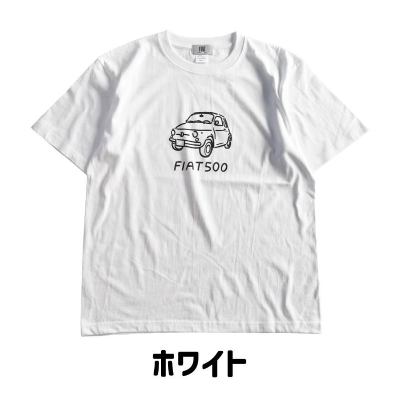 順次発送】Tシャツ 2023FT01-52 FIAT フィアット 500 綿100 順次発送】Tシャツ 2023FT01-52 FIAT フィアット 500 綿100
