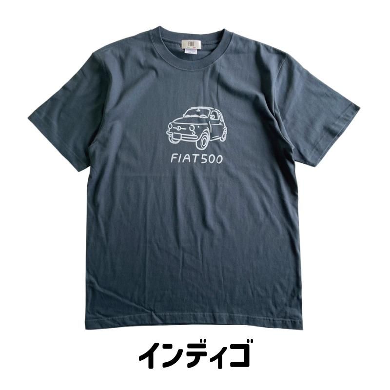 順次発送】Tシャツ 2023FT01-52 FIAT フィアット 500 綿100 順次発送】Tシャツ 2023FT01-52 FIAT フィアット 500 綿100