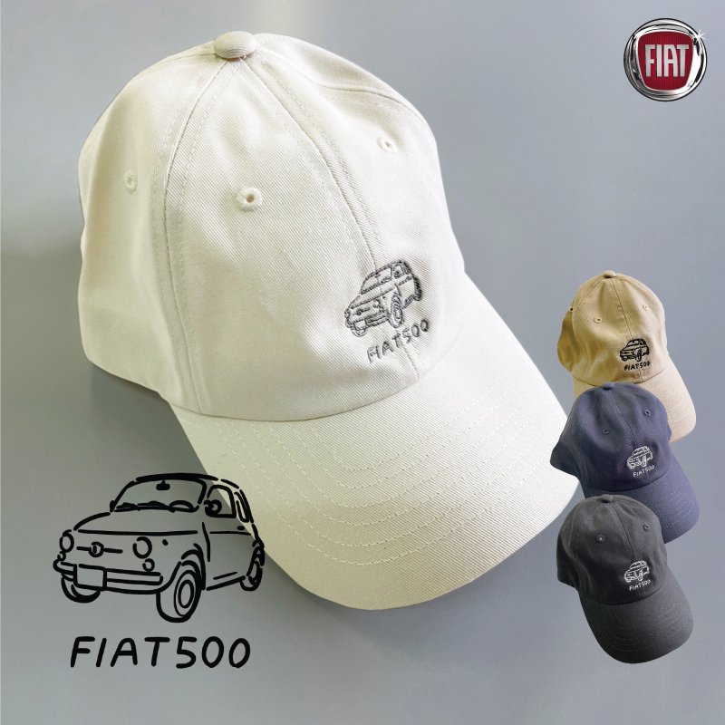 順次発送】キャップ FIAT 2301FT04-51 フィアット 500