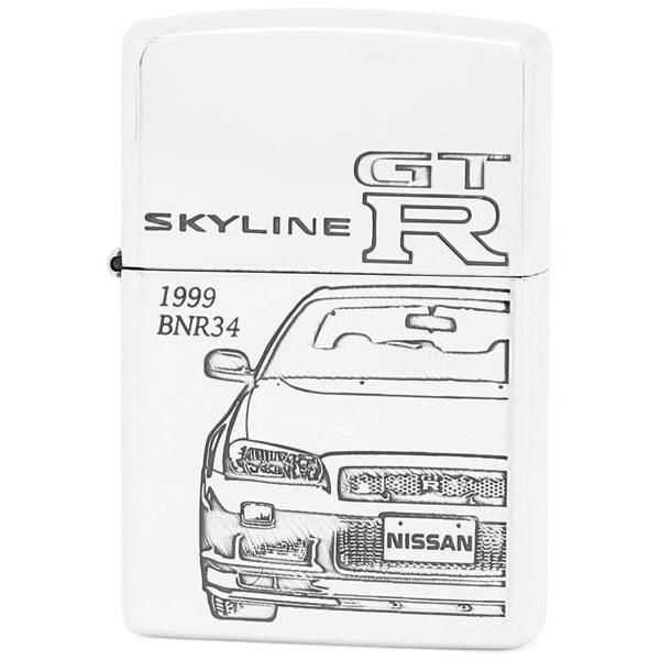 新品・未使用】ZIPPO ライター NISSAN SKYLINE BNR32 GT-R (1998年製 