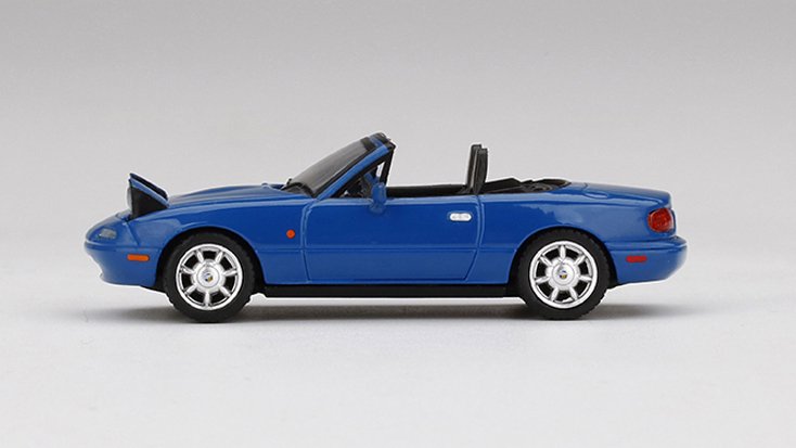 ミニカー 1/64スケール TSM MODEL MINI-GT マツダ ユーノス・ロードスター マリナーブルー ヘッドライトアップ -  CAMSHOP.JP キャムショップ