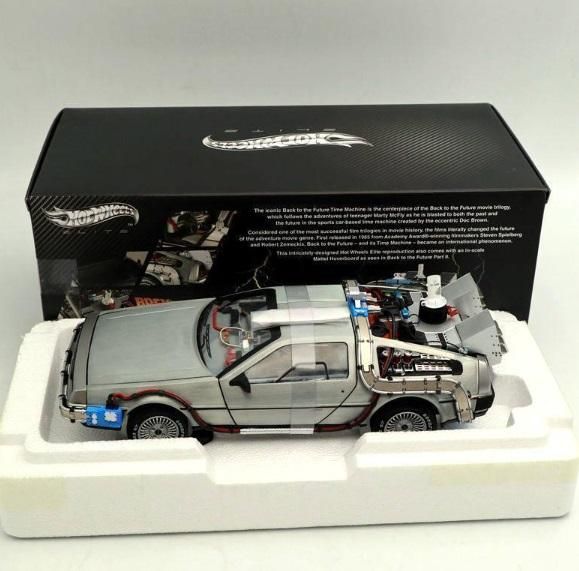 US SELLER! Back To The Future DeLorean Time Machine Hot Wheels 