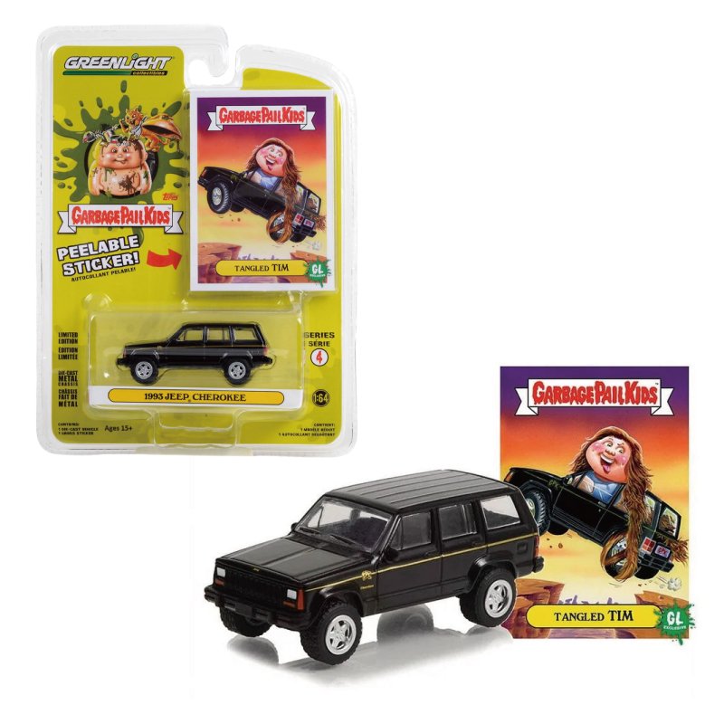 GREENLIGHT 1/64 1993 Jeep Cherokee Tangled ジープ (Garbage Pail Kids) -  CAMSHOP.JP　キャムショップ