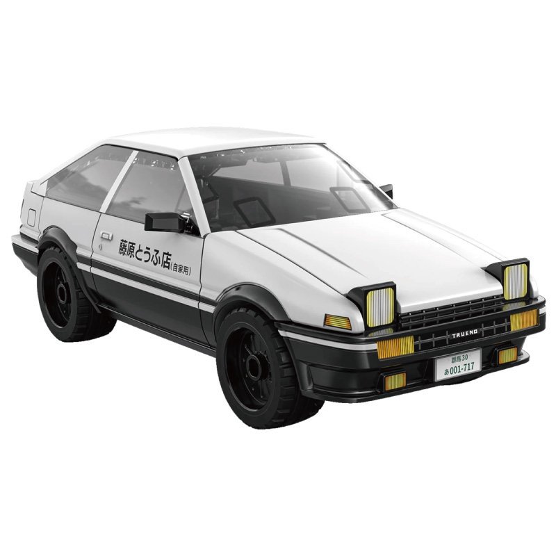 CaDA ブロック Initial D 1:35 Toyota Trueno AE86 C55018W 頭文字D イニシャルD