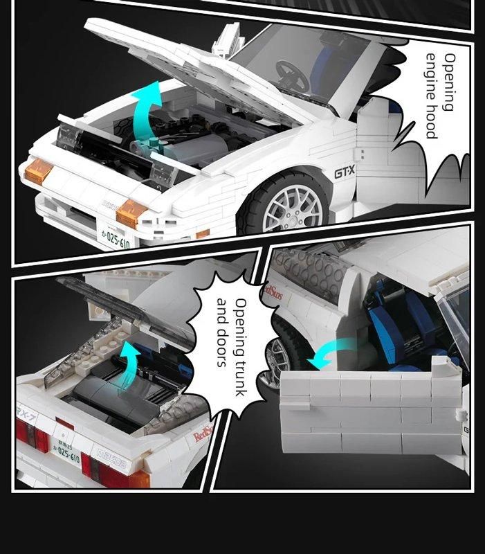 CaDA ブロック C61022W 1/12 マツダ RX-7 FC3S 高橋涼介 頭文字D