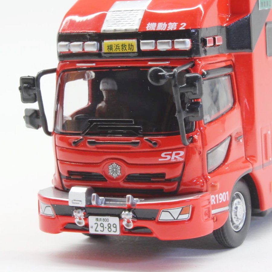 ミニカー 1/64スケール EraCar (ACTCAR) 横浜市消防局 SR特別高度救助工作車 (SR2) ダイキャスト製 隊員フィギュア付 -  CAMSHOP.JP キャムショップ