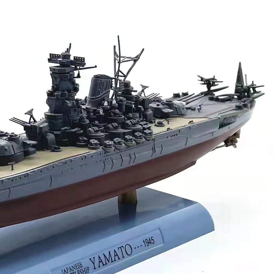 講武堂 DD10002 1/1000 スケール 日本海軍 戦艦大和 1945年 ダイキャスト船 模型 ミニチュア 連合艦隊 旗艦 第二次世界大戦