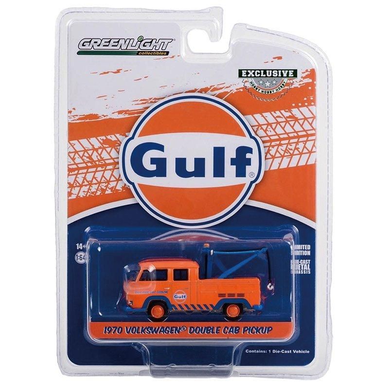 GREENLIGHT 1/64 1970 VOLKSWAGEN DOUBLE CAB PICKUP Gulf