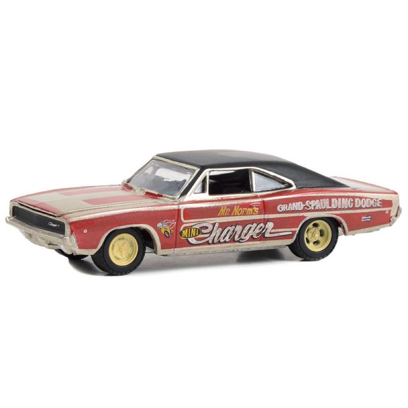 GREENLIGHT 1/64 1968 DODGE CHARGER RUNNING ON EMPTY