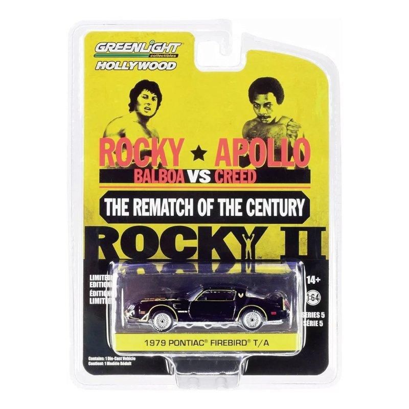 GREENLIGHT 1/64 1979 PONTIAC FIREBIRD T/A ROCKY APOLLO GREENLIGHT 1/64 1979 PONTIAC FIREBIRD T/A ROCKY APOLLO