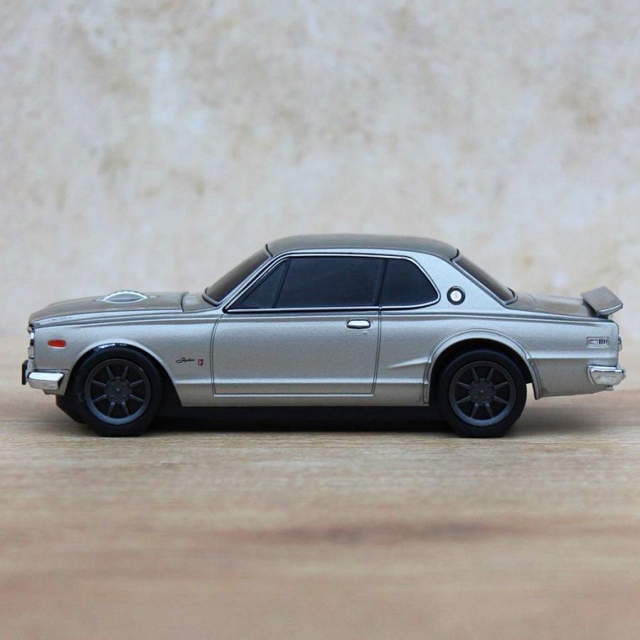 無線マウス 日産スカイライン 2000 GT-R (通称 ハコスカ) SILVER