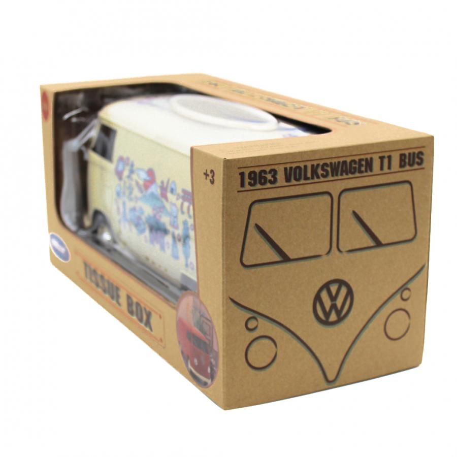 VWバス ティッシュケース＋(プラス) カップホルダー付き 東京