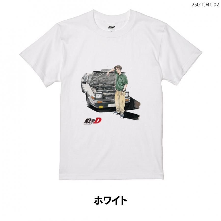 Amazon.co.jp: 頭文字D 藤原拓海 半袖 Tシャツ 黒 Lサイズ 表紙