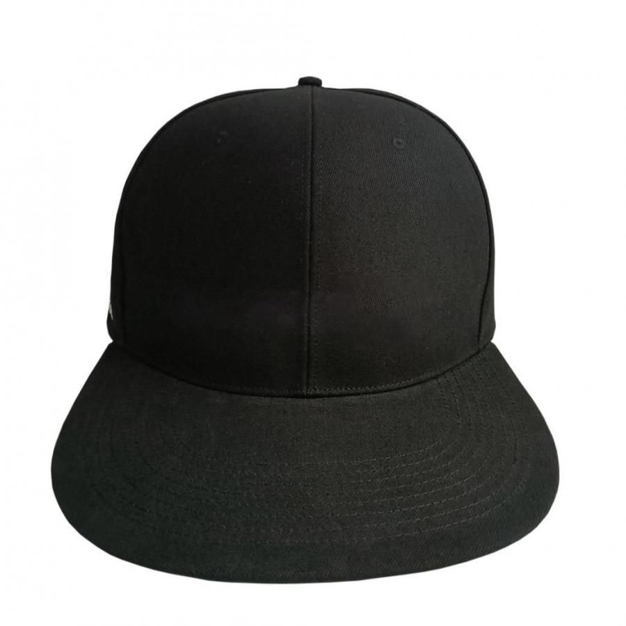 ビッグキャップ ブラック 無地 BIGCAP BLACK
