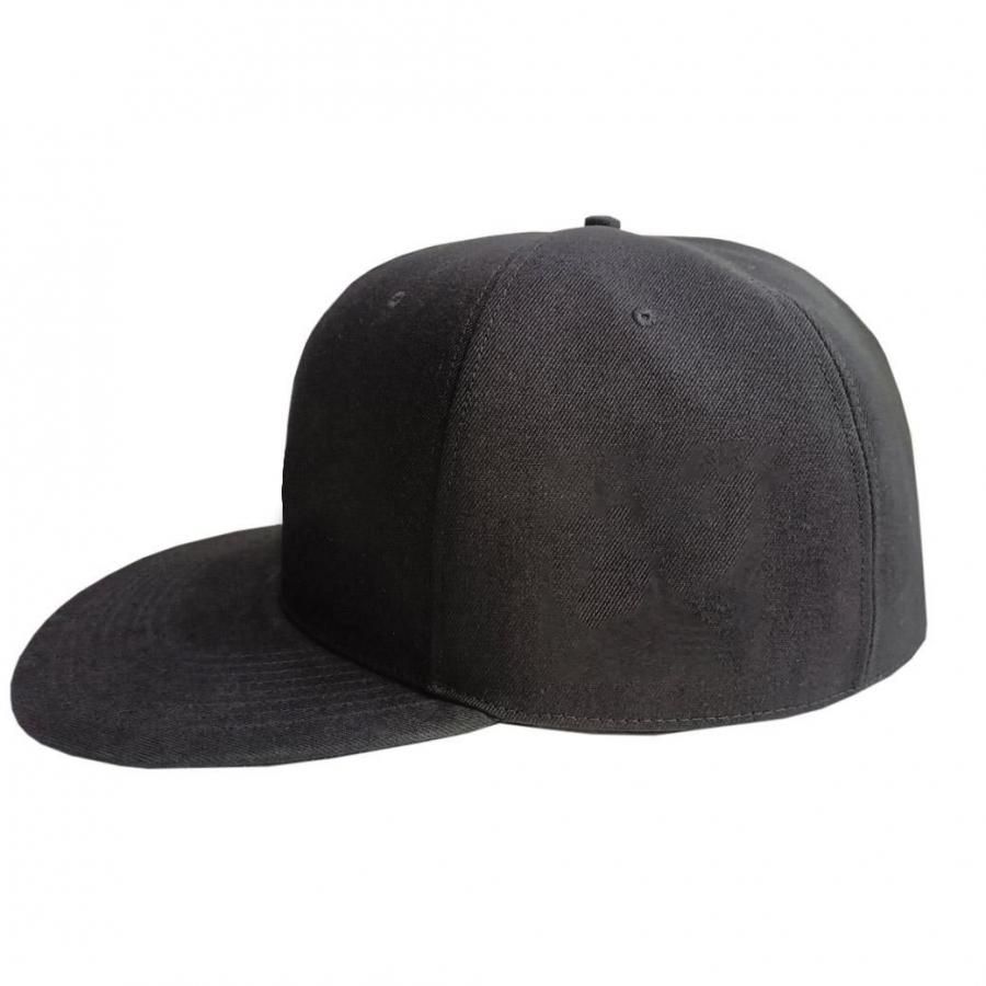 ビッグキャップ ブラック 無地 BIGCAP BLACK