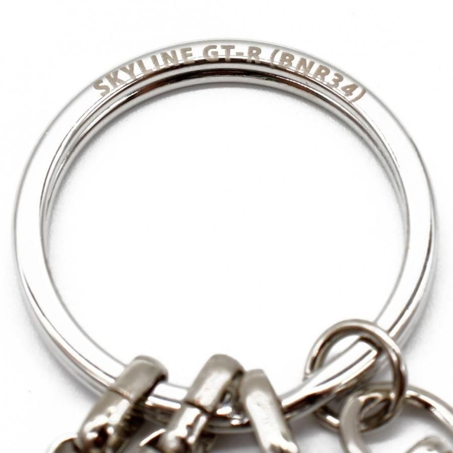 3D キーリング 日産スカイライン GT-R (BNR34) 3000個限定 シリアル付