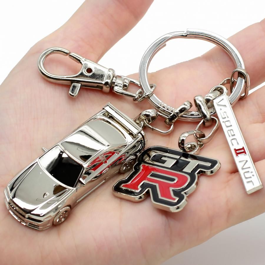 3D キーリング 日産スカイライン GT-R (BNR34) 3000個限定 シリアル付