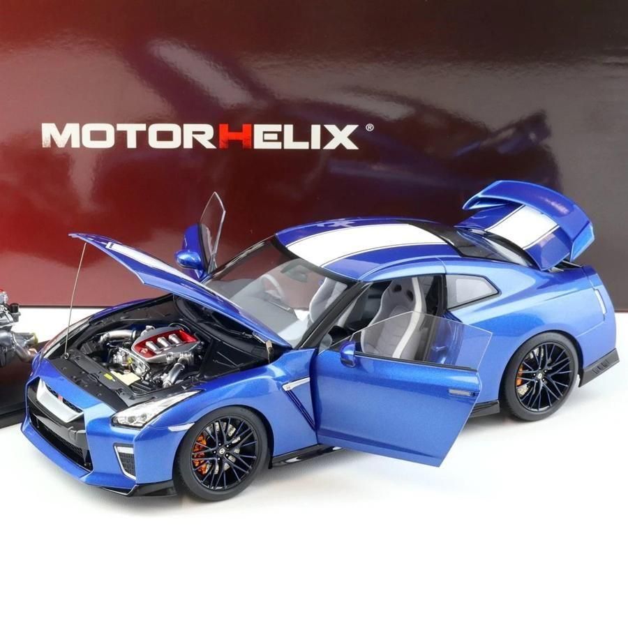 ミニカー モーターヘリックス 1/18スケール M83503 Nissan GT-R R35