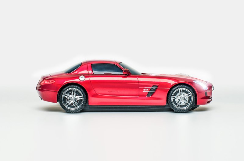 無線マウス Mercedes SLS AMG サファイアレッド